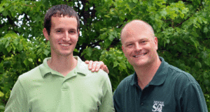 Matt A. Limmer, a doctoral student in environmental engineering (left) with Dr. Joel B. Burken, professor of civil and environmental engineering and director of Missouri S&T’s Environmental Research Center