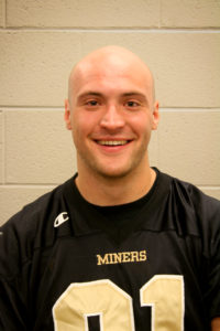 Chris Norgren, a 2007 graduate, played for the Miners football team. (Photo via Missouri S&T athletics.)