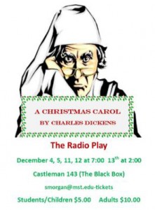 Missouri S&T – News and Events – S&T students to perform ‘A Christmas Carol: A Live Radio Play’