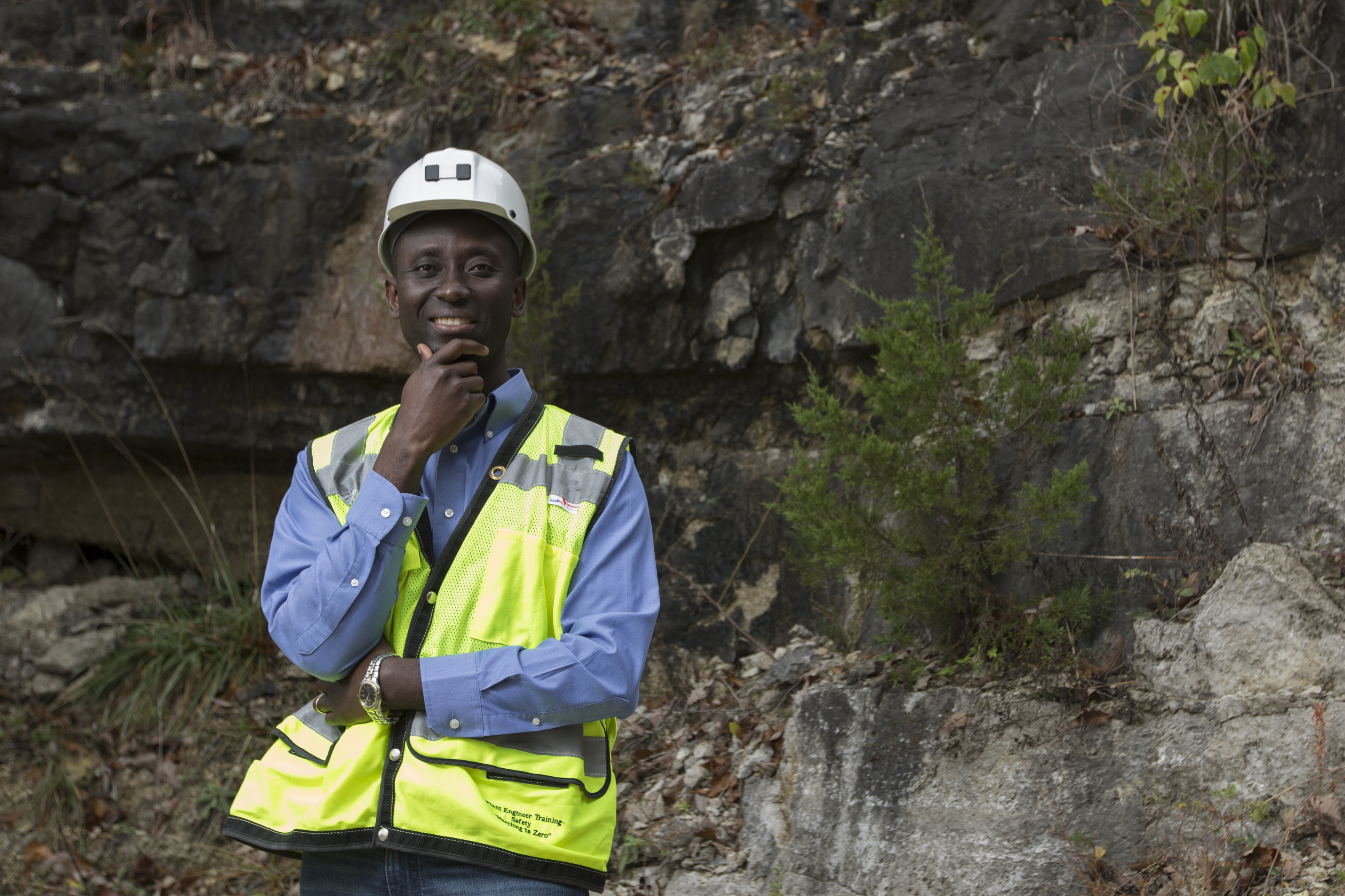 Missouri S&T professor Kwame Awuah-Offei spent a year and a half in Washington, helping the Securities and Exchange Commission write proposed new mining regulations. Photo By Sam O'Keefe/Missouri S&T