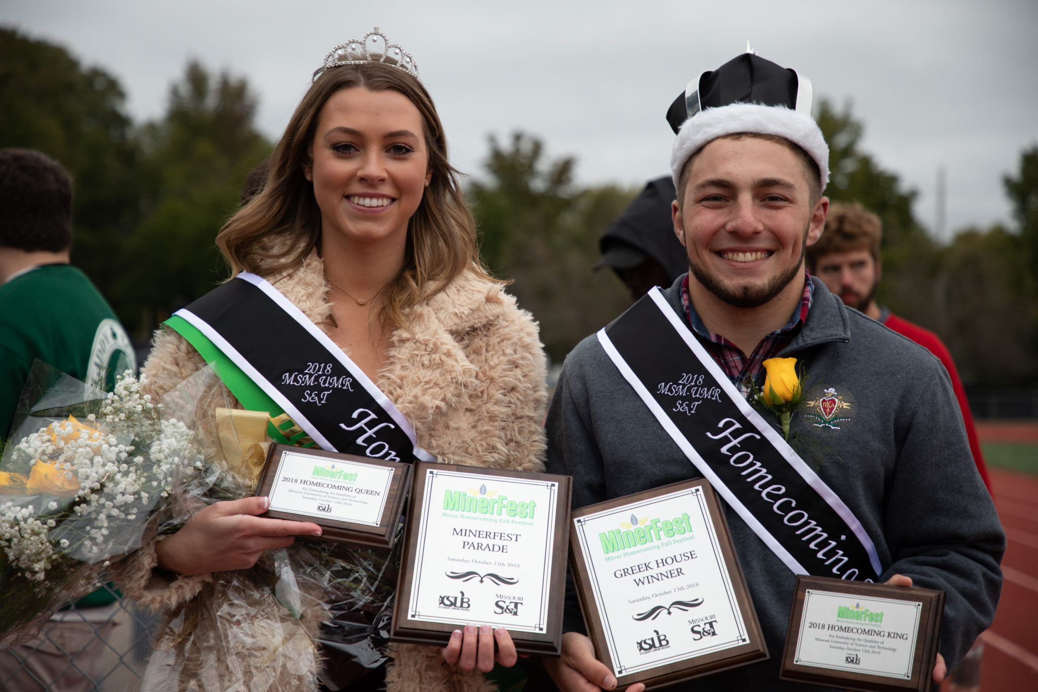 King and queen crowned at first homecoming pageant in two years