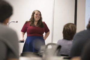 Dr. Sarah Hercula teaches linguistics courses in English and technical communication at Missouri S&T.
