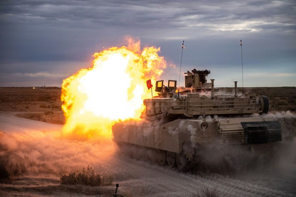 photo of M1 Abrams tank