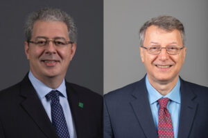 Dr. Costas Tsatsoulis (left) and Dr. Kamal Khayat (right)