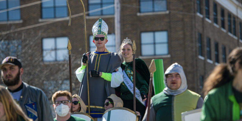 St. Pat’s student knight and queen courts crowned