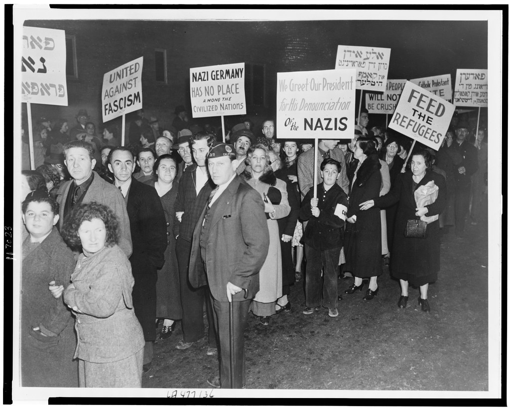L.A. protest Holocaust 1938