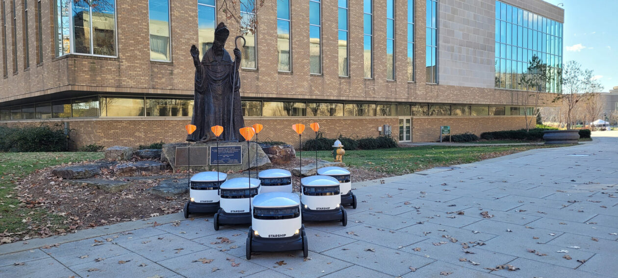 Robots on campus