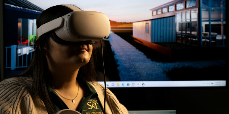 S&T students study architecture through virtual reality