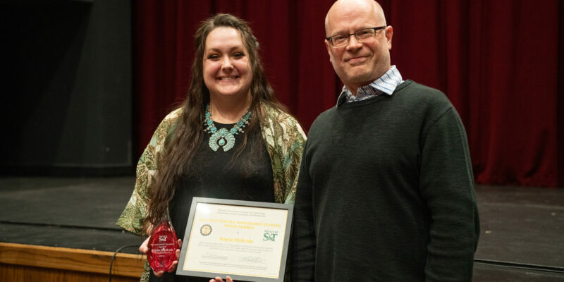 S&T’s Renaissance Student Award goes to Kayla McBride