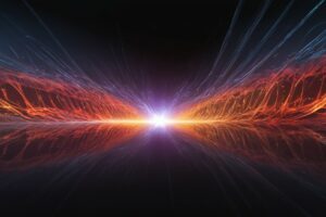 Shown here is an AI-generated illustration of light reflections serving as a boundary for photons, which will help stop materials from absorbing heat. The research team will consider an approach to make this concept a reality. Image generated by Wepik.com.