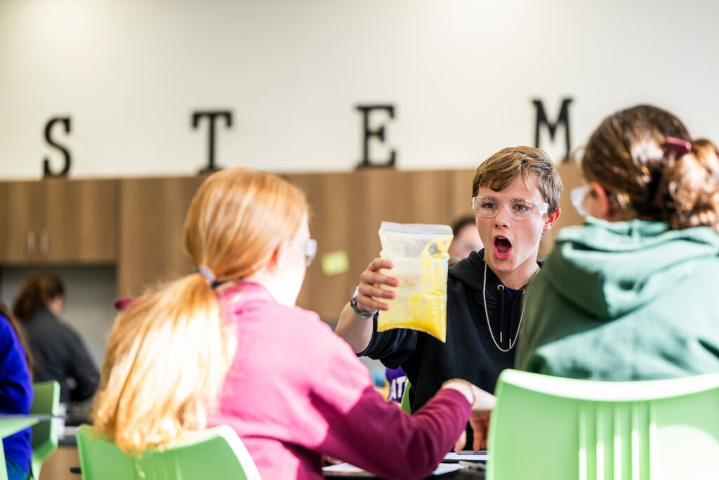 Students on STEM Day