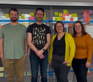 From left, Athion’s founders include Ben Blackson, Michael Wisely, Marsha Wisely and Kristen Rasdall. Photo courtesy of Athion.