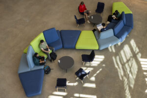 Students work in S&T's Innovation Lab.