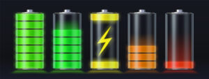 Adobe stock image of multiple batteries.