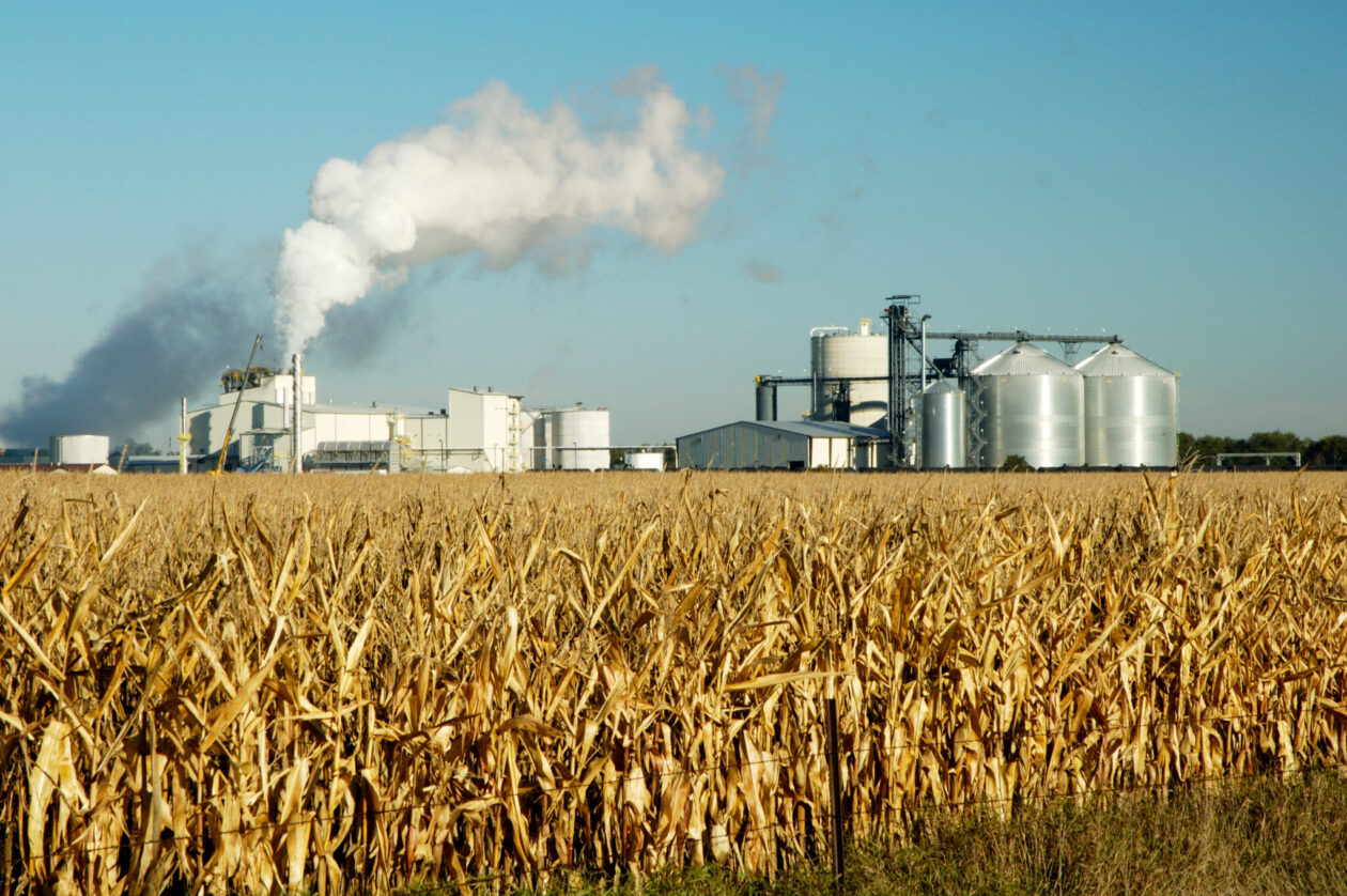 An ethanol production plant in South Dakota.
