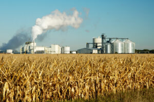 An ethanol production plant in South Dakota.