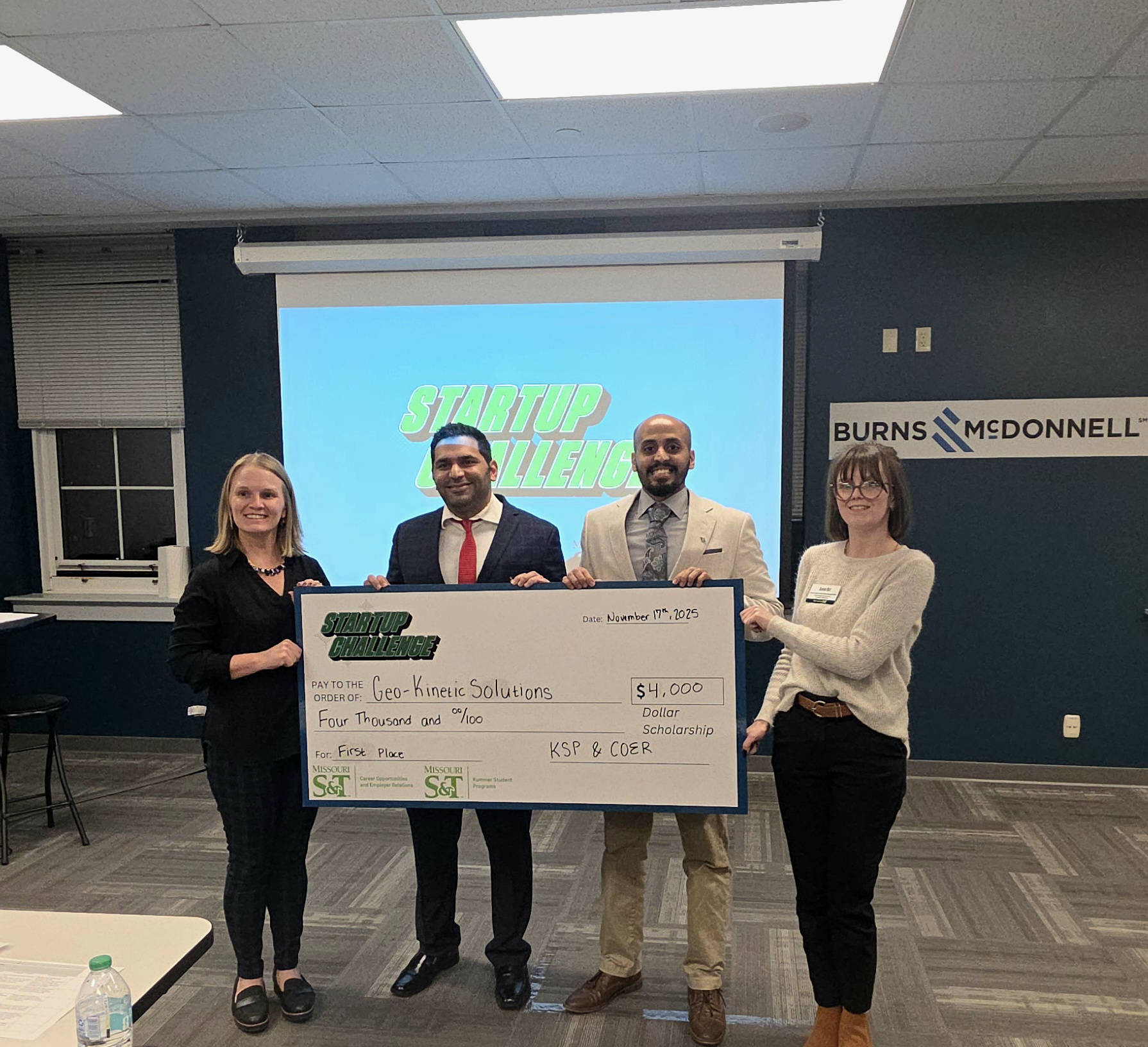 Two student teams tie for first in S&T’s Startup Challenge 