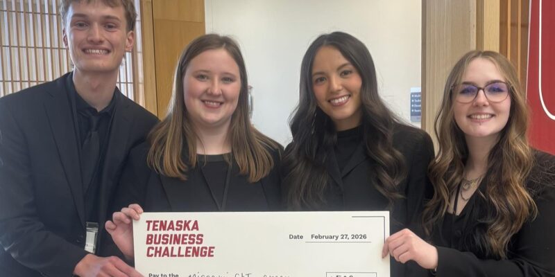 S&T students earn innovation award at Tenaska Business Challenge