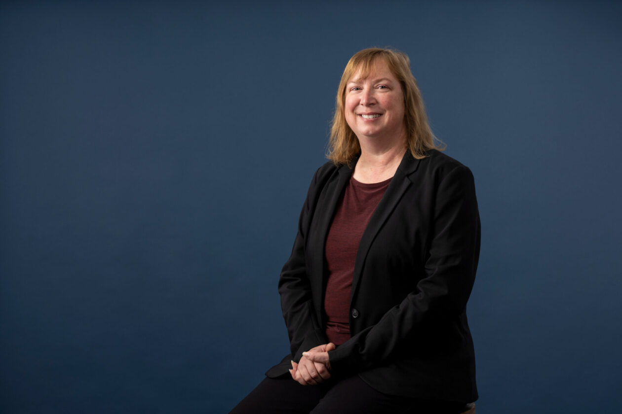 Woman posing for portrait photo.