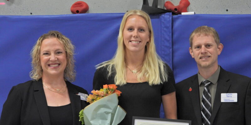 Morgan Luebbering earns teaching award