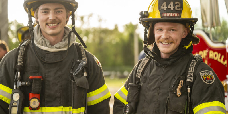 From the lab to the fire line: Two S&T students chase the heat