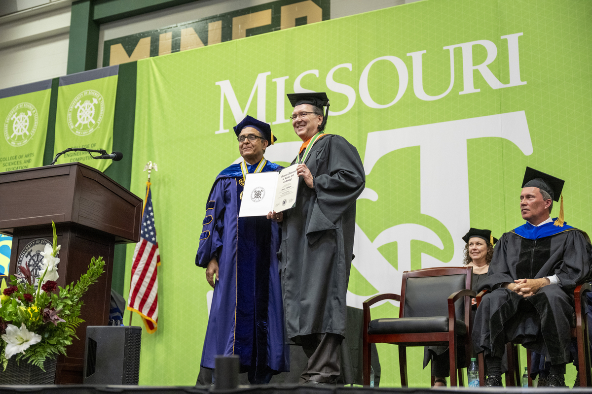 Missouri S&T honors Patrick Wagner for professional distinction