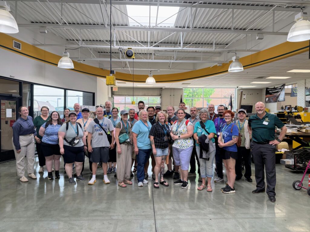 Group photo in design center